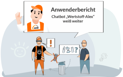 Chatbot Anwenderbericht: „Chatbot Wertstoff-Alex weiß weiter“